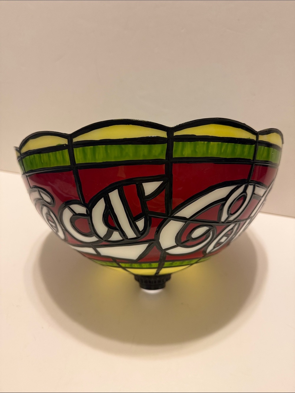 Vintage Coca Cola Plastic ~Stained Glass Tiffany Style~ Lampshade